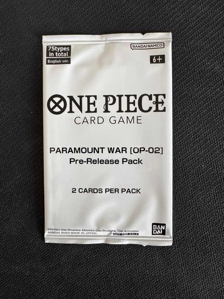 Immagine di One Piece Card Game Pre-Release Pack op02 1