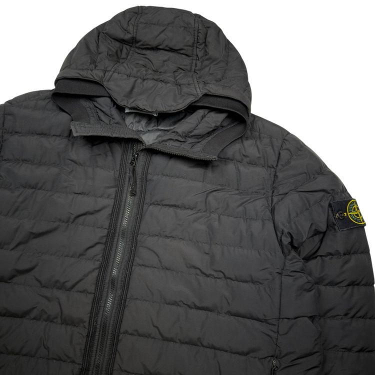 A/W 21 Stone Island O-Cotton / R-Nylon Tela Down Puffer Jacket - Black imagen 5