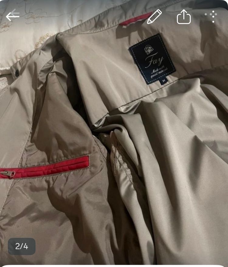 Fay Beige Jacket Originale  image 1
