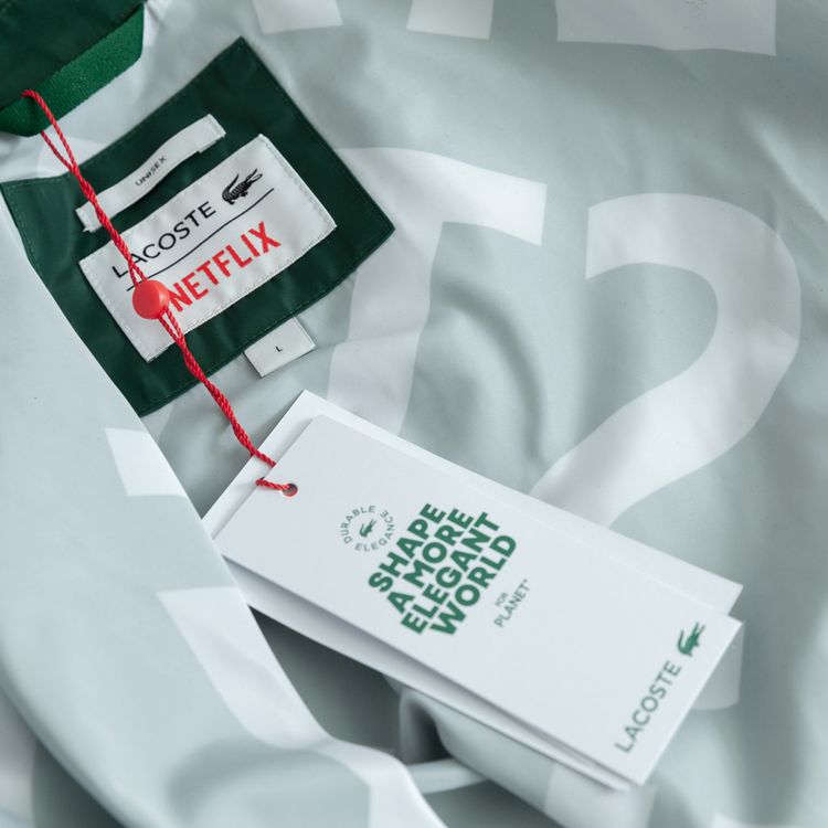 Lacoste x Netflix Printed Polo Jacket Showerproof Large image 4