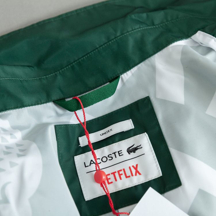Lacoste x Netflix Printed Polo Jacket Showerproof Large image 6