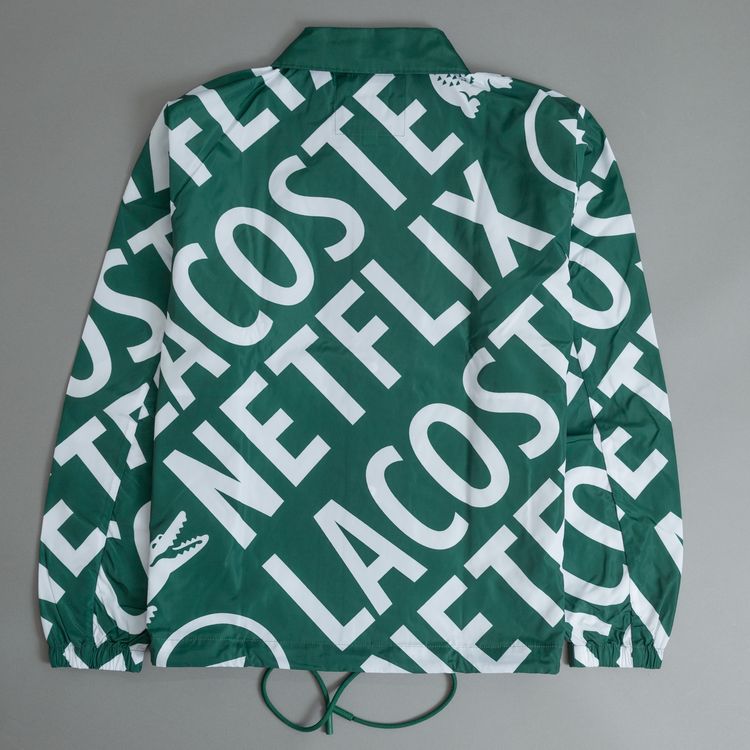 Lacoste x Netflix Printed Polo Jacket Showerproof Large image 3