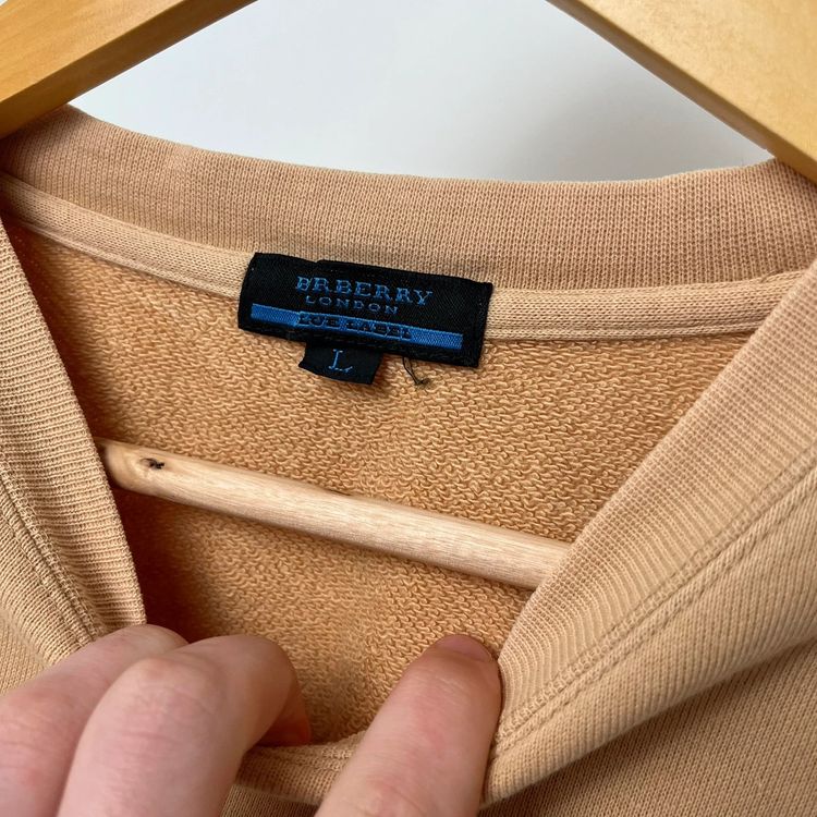 Burberry Blue Label Japan Exclusive Cream lightweight Jumper image 5
