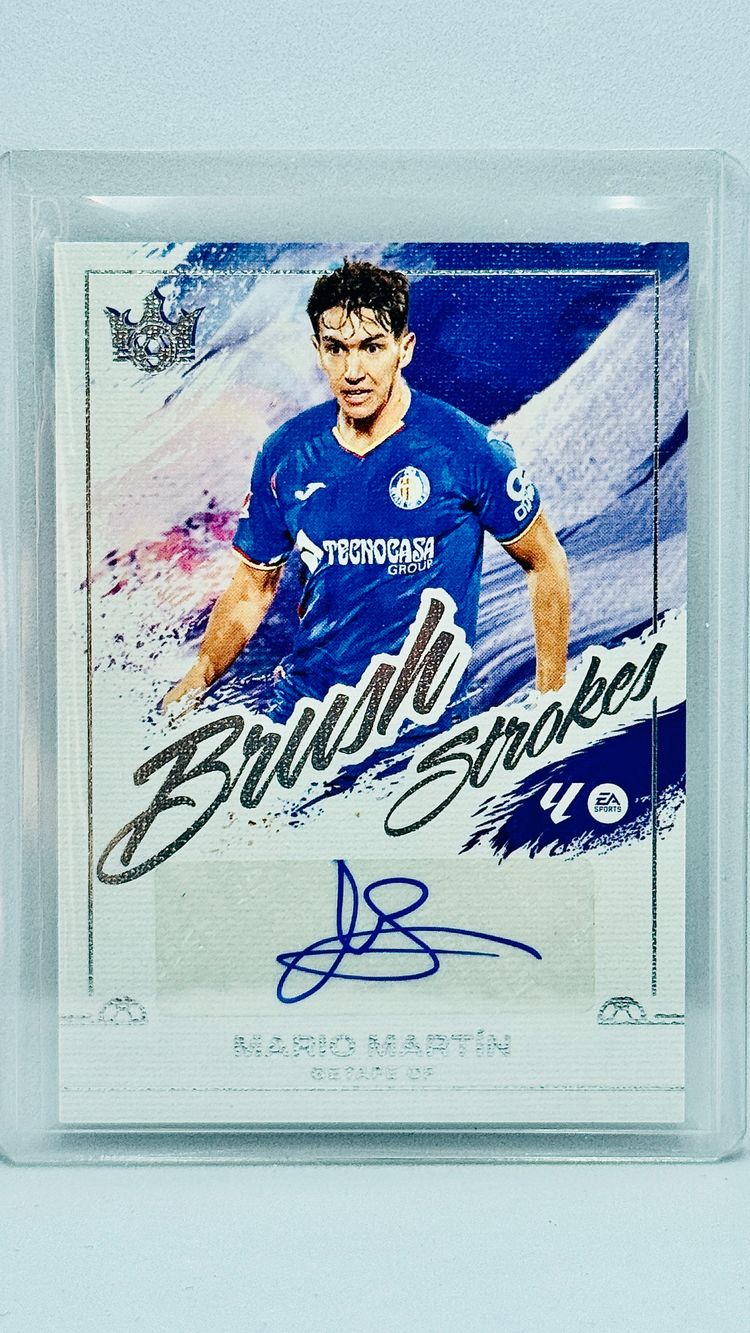 AUTO - Mario Marín - Getafe - Brush Strokes - Panini Pitch Kings LaLiga 2025-26 image 1