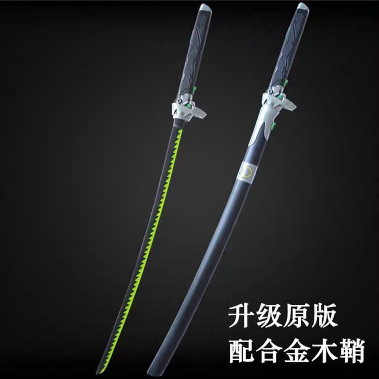 Overwatch Overwatch Genji Green Metal Katana Sword DAMAGED product image