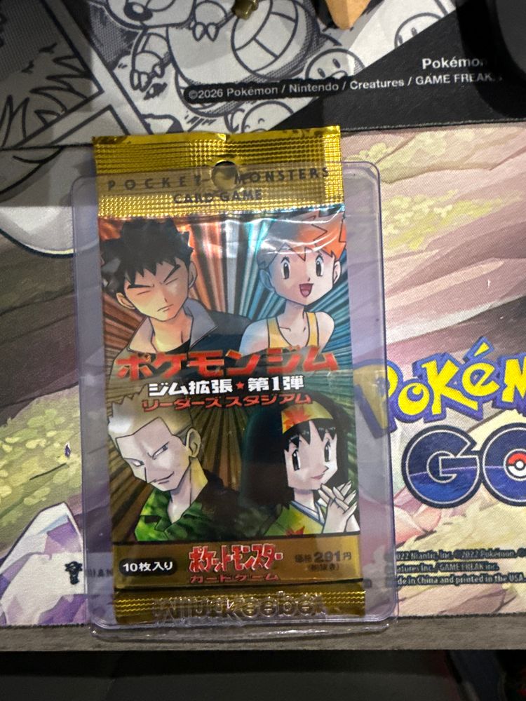 199£ gym leaders poker monsters booster pack 