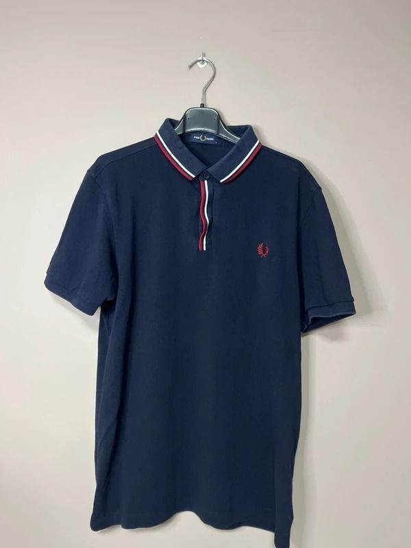 Fred Perry Navy Polo Shirt #M