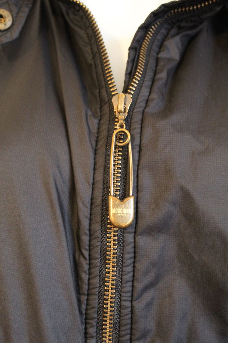 Moschino Black Zip-Up Jacket image 3