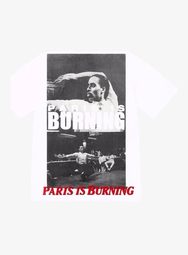 Supreme Paris Is Burning T-Shirt White