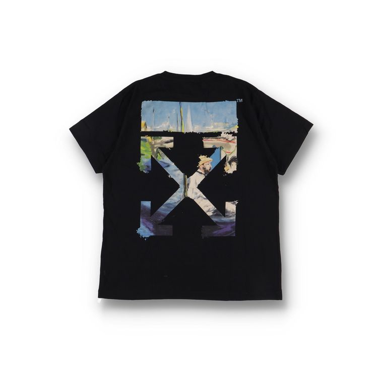 Off-White Black Painting Arrows Oversized T-Shirt