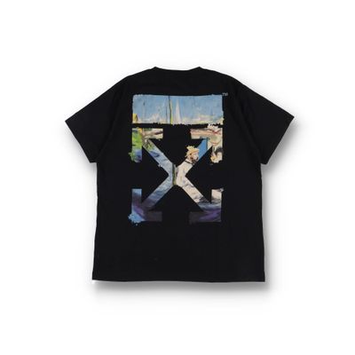 Off-White Black Painting Arrows Oversized T-Shirt