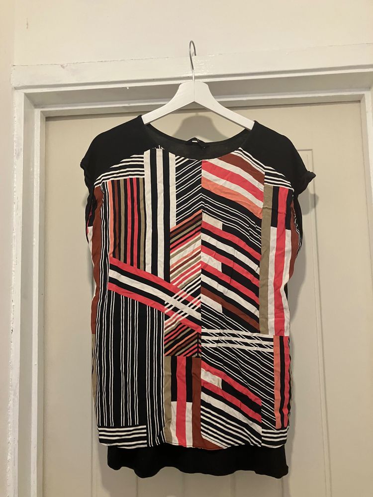 Striped Short Sleeve Top