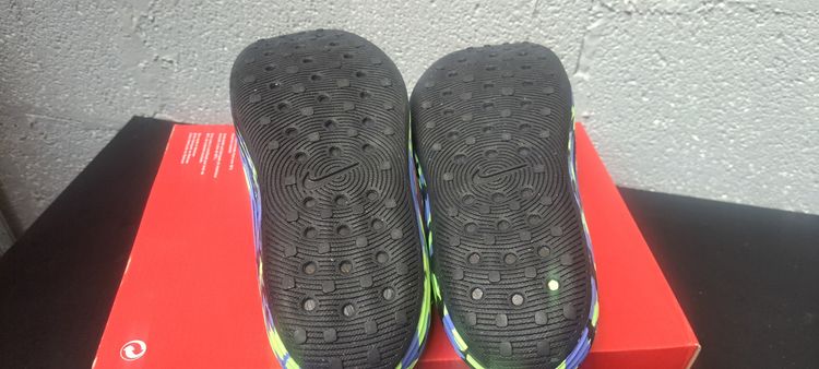 Nike Reactx Rejuven8 Slide SE UK 6 EUR 40 Black Lime Blast Brand New Box No Lid image 5