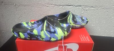 Nike Reactx Rejuven8 Slide SE UK 6 EUR 40 Black Lime Blast Brand New Box No Lid