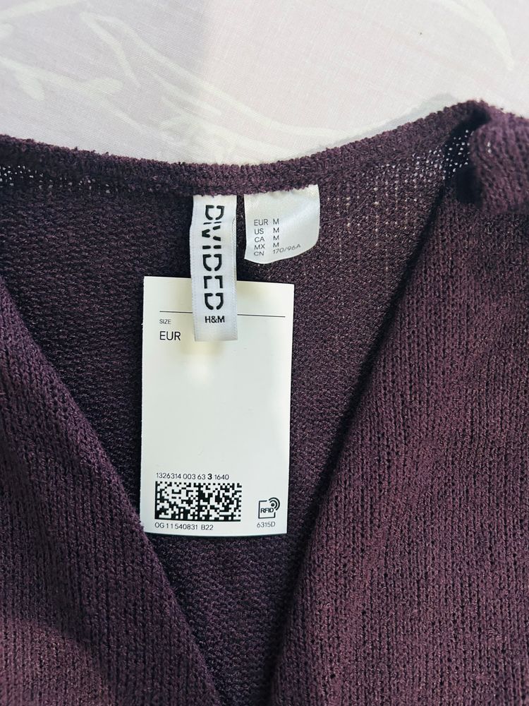 H&M Purple Sleeveless Top And Wide-Leg Pants Set 2