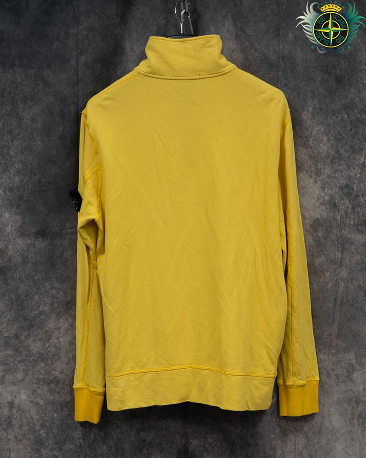 Stone Island 1/4 Zip Pullover Yellow 4
