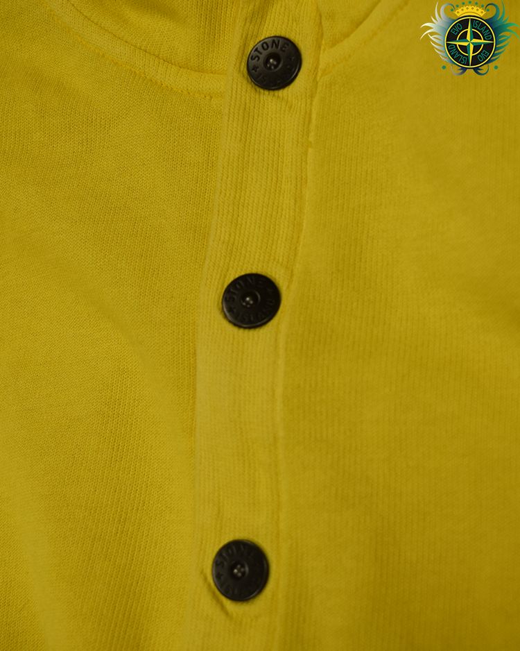 Stone Island 1/4 Zip Pullover Yellow 6
