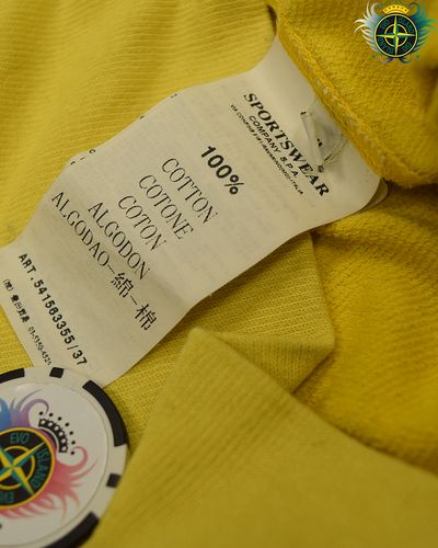 Stone Island 1/4 Zip Pullover Yellow 5
