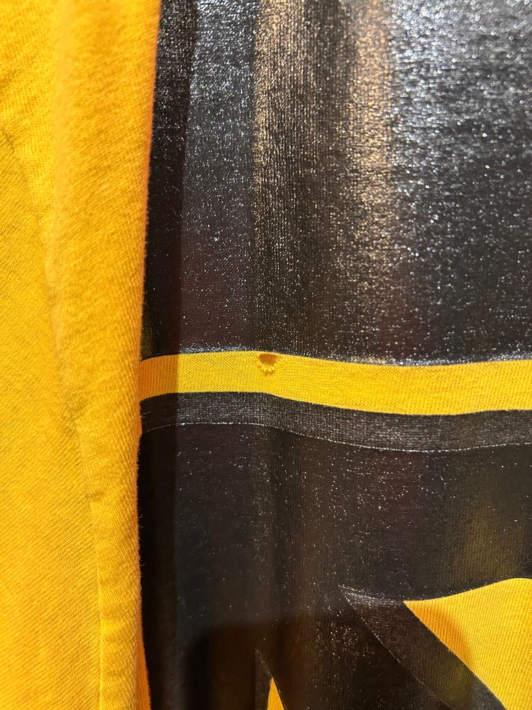 Off-White C/O Champion Yellow Graphic T-Shirt image 3