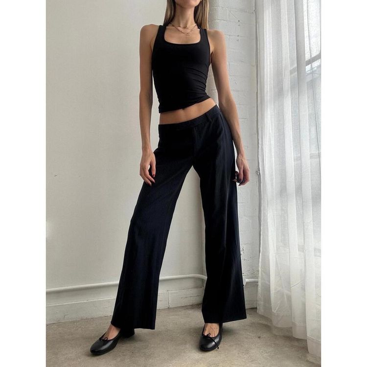 Black Wide-Leg Pants