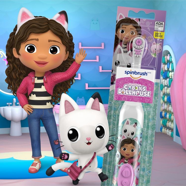 Spinbrush Gabby'S Dollhouse Electric Toothbrush image 2