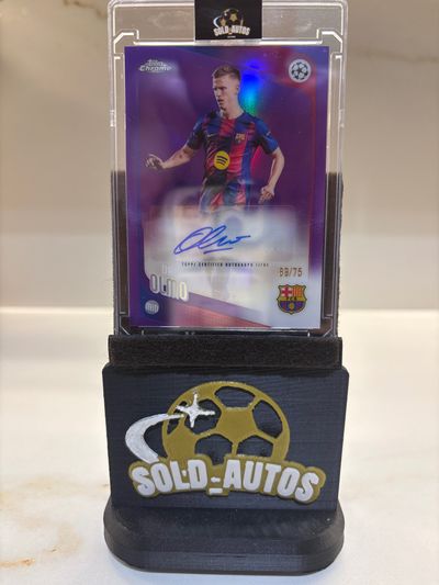 Topps Dani olmo Signed Football Trading Card