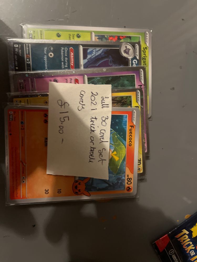 2024 Pokemon Tcg Trading Cards Set