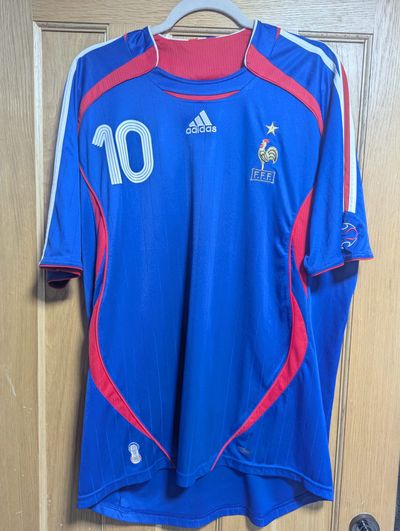 Adidas France Football Jersey Zidane 10 2006