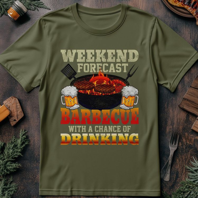 BBQ Forecast - T-Shirt image 3