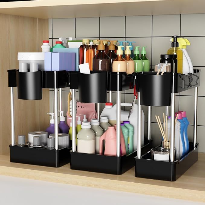 Other Black Multi-Size Storage Organizer Racks product image