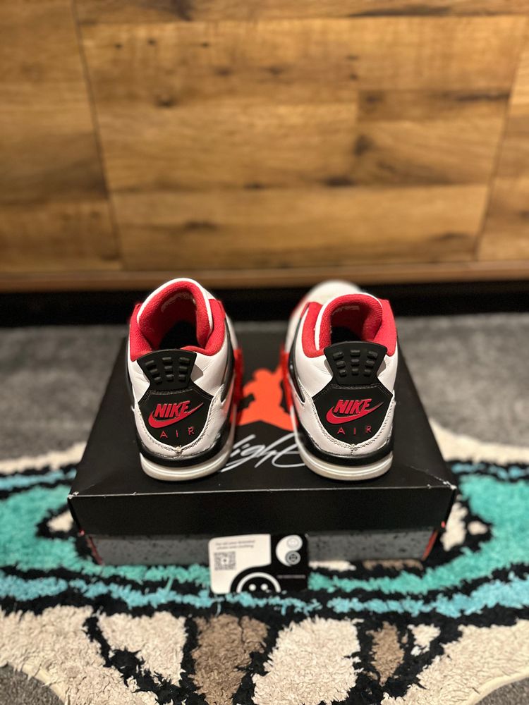 Nike Air Jordan 4 “Fire Red 2020 ” U.K. 4GS image 7