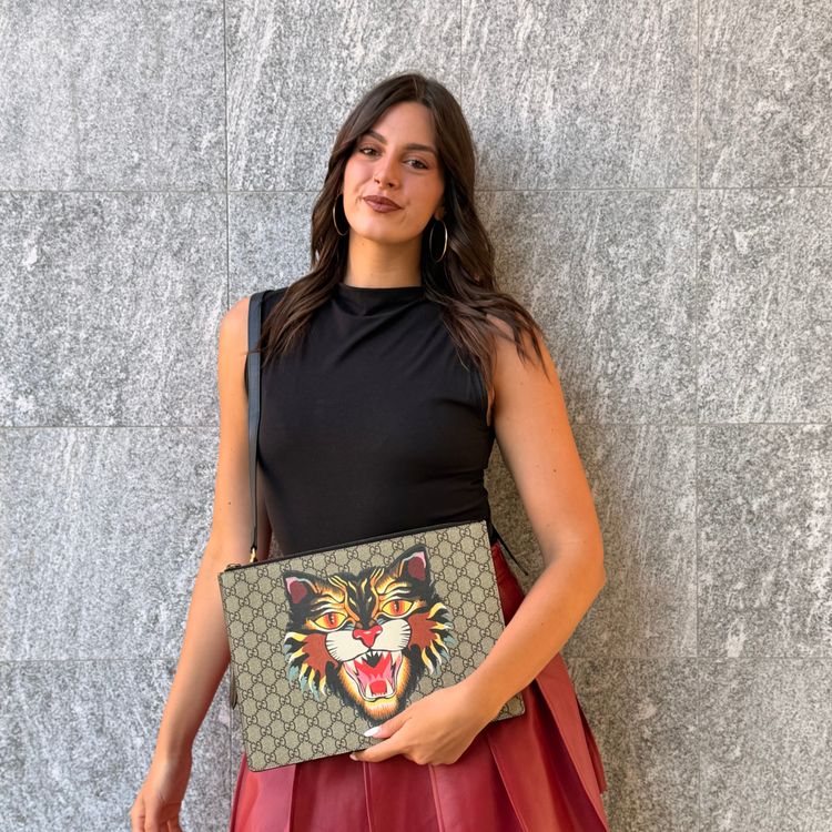 Gucci GG Supreme Angry Cat Pochette image 5