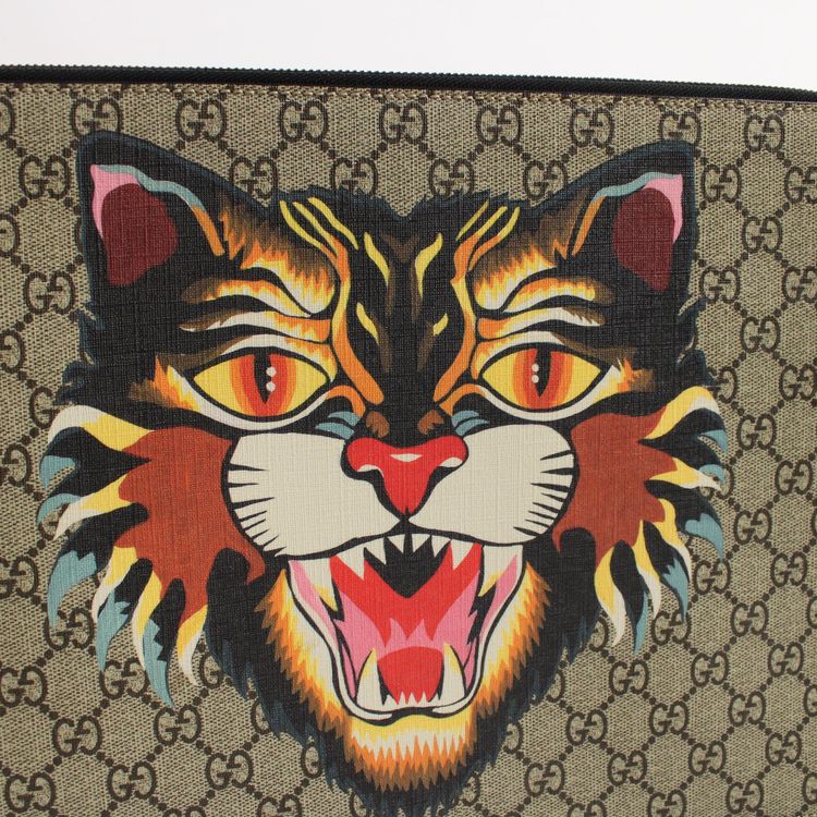 Gucci GG Supreme Angry Cat Pochette image 3