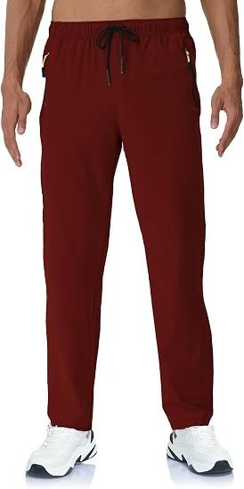 Majestic Athletic Men'S Maroon Athletic Pants product image