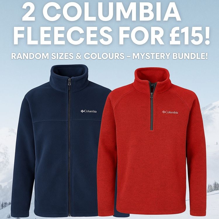 Columbia Fleece Jackets Bundle 2 for £15