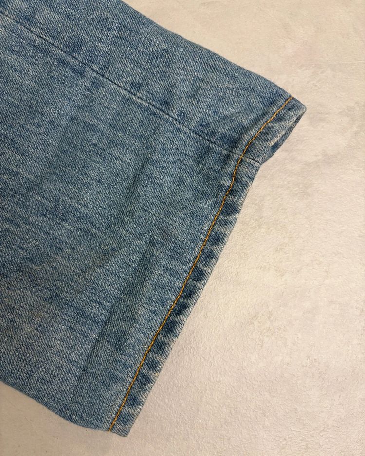 Bape Spell Out Back Embroidery Washed Jeans light blue – XXL imagen 2