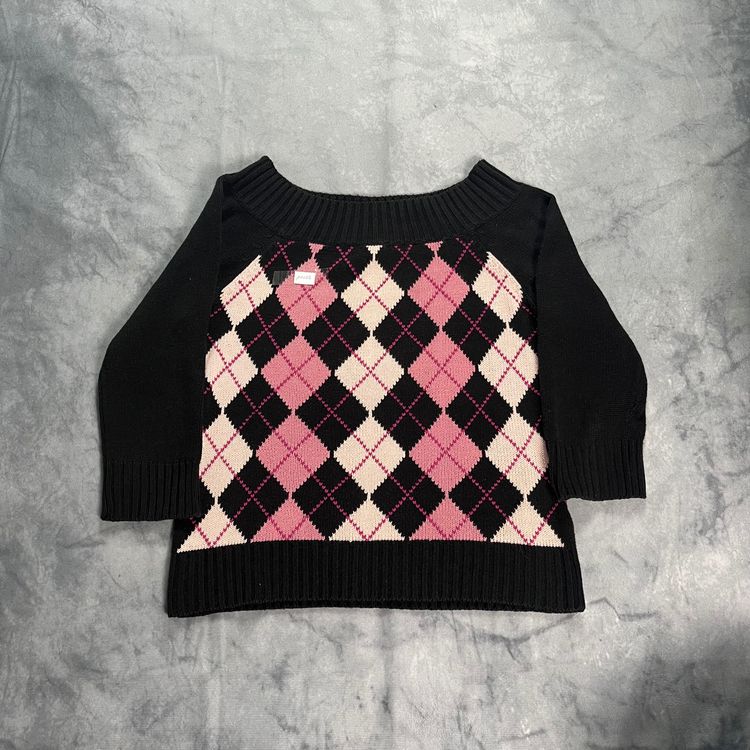 Other Argyle pattern knit sweater product image