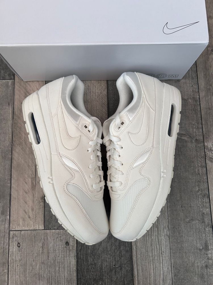 Nike Air Max 1 NIKE ID BY U Trainers ‘Sail White’ - Size UK 11 image 5