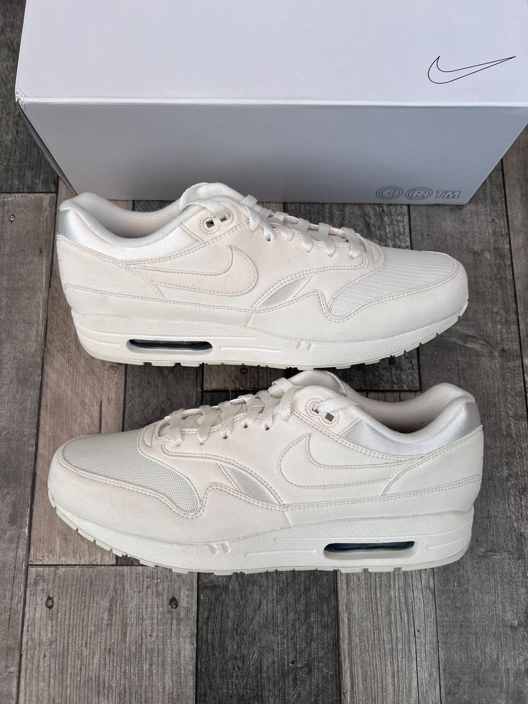 Nike Air Max 1 NIKE ID BY U Trainers ‘Sail White’ - Size UK 11 image 2