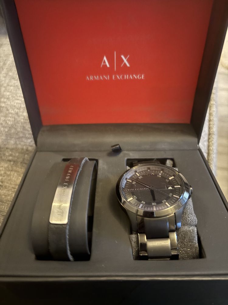 Armani Exchange men's watch with bracelet