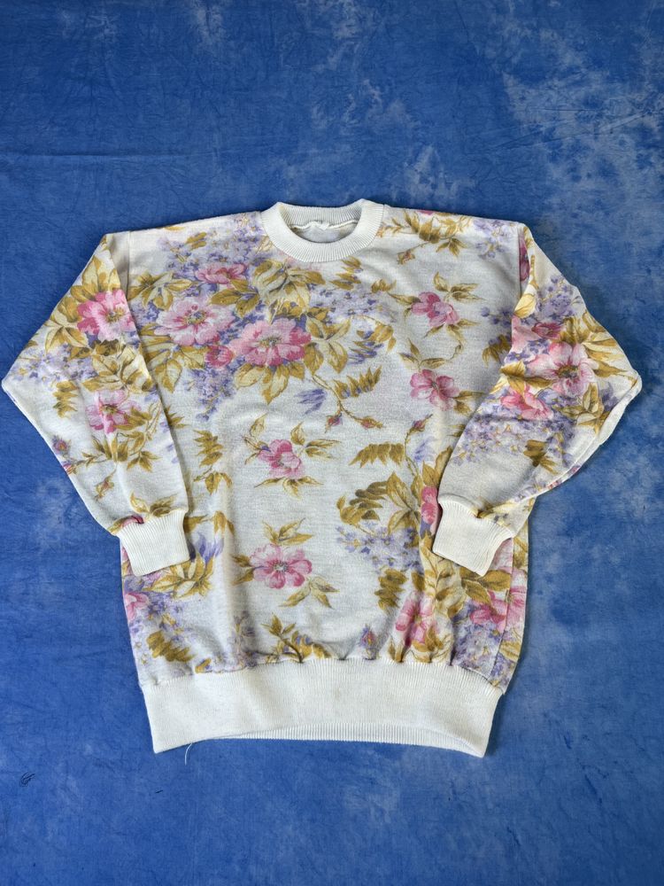 90s Floral Sweatshirt