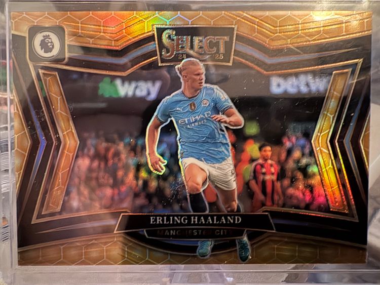Panini Select Premier League Soccer Card Erling Haaland 