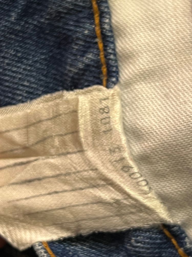 Immagine di Levi'S Blue Denim Jeans 501 rare made in france 501 uomo 4