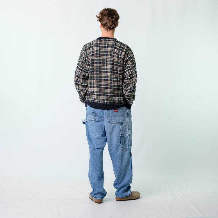 Blue y2ks Dickies Denim Carpenter Baggy Jeans Pants (40x32) image 7