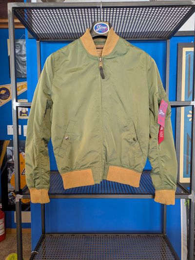 Alpha Industries Green Bomber Jacket