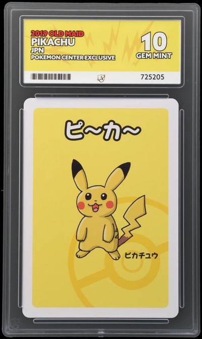Pokemon ACE Gem Mint 10 Pikachu Japanese Old Maid 1