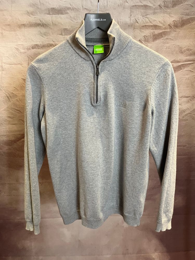 ReaderSells Hugo Boss Quarter Zip Grey Extra Small product image