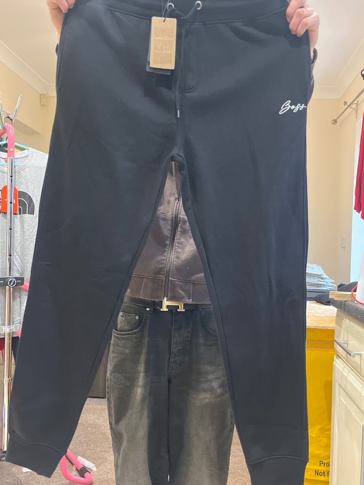 Boss Black Jogger Pants
