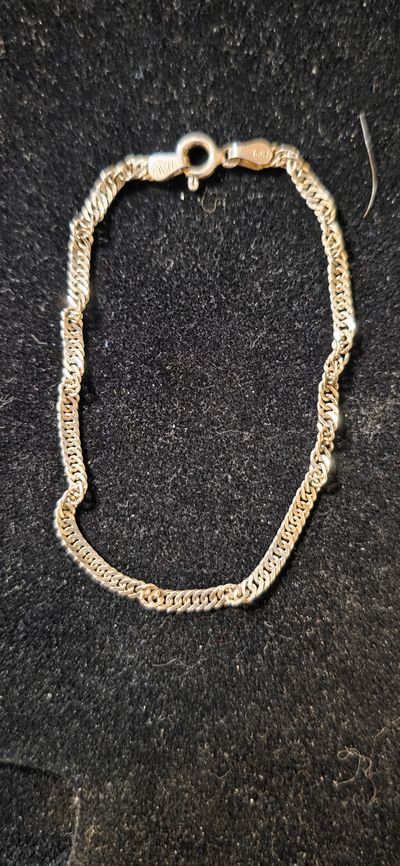 925 sterling Silver Chain Bracelet