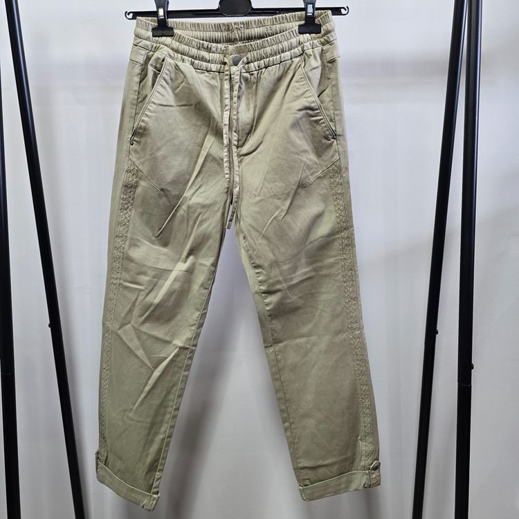 Beige Casual Pants